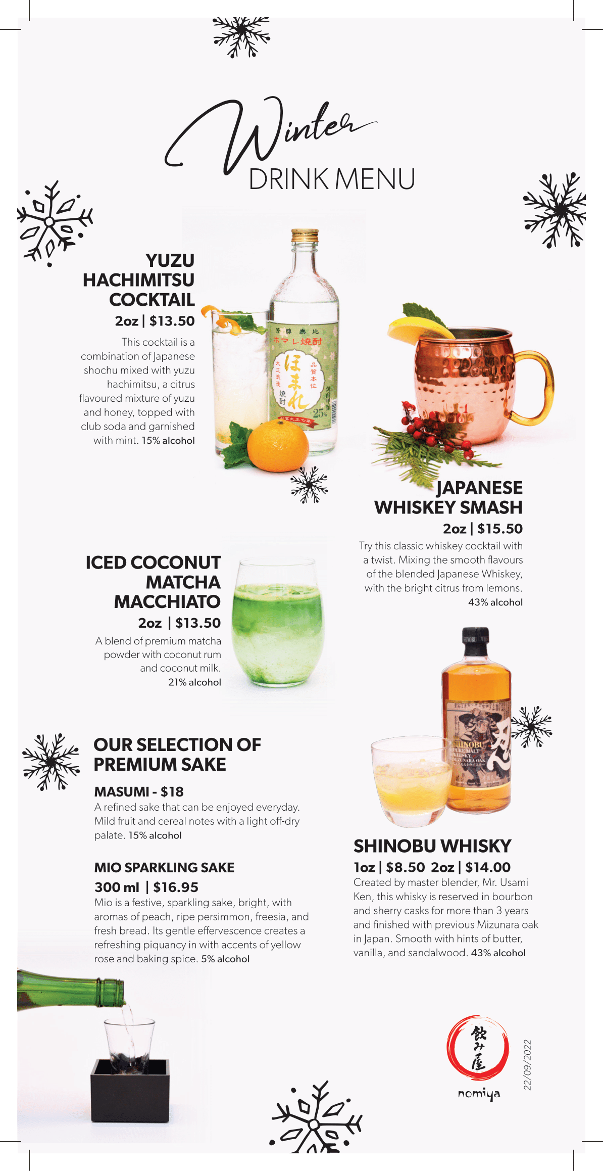 winter drinks