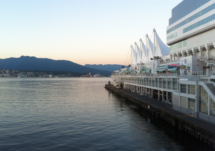 Waterfront view at Miku in Vancouver